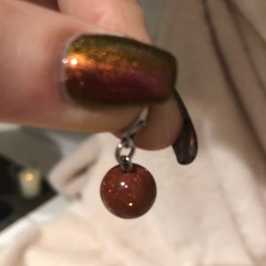 Beautiful Goldstone Charm